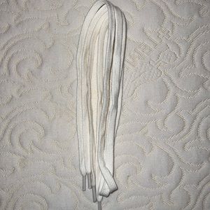 White Athletic Sneaker Shoe Laces
